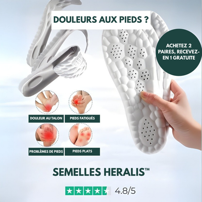 Semelles Heralis™ – Confort Nuage (Soulagement Immédiat)
