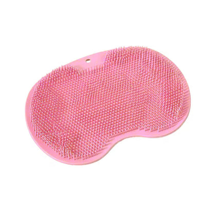 Tapis de gommage pour les pieds et le corps sous la douche